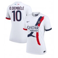 Camisa de time de futebol Paris Saint-Germain Ousmane Dembele #10 Replicas 2º Equipamento Feminina 2024-25 Manga Curta